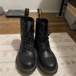 Dr. Martens Black Leather Boots